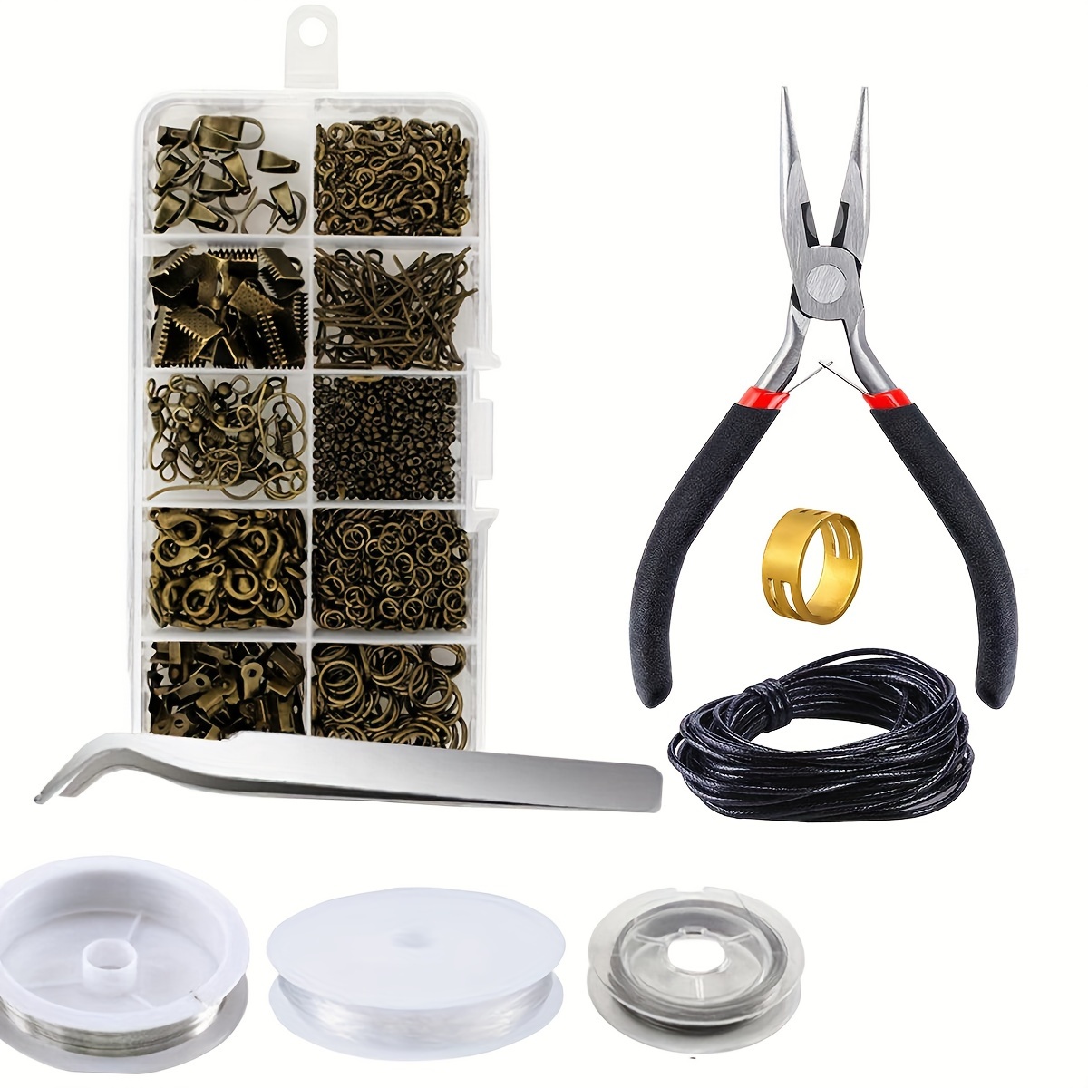 900pcs Jewellery Making Supplies Set, Beads and Tools